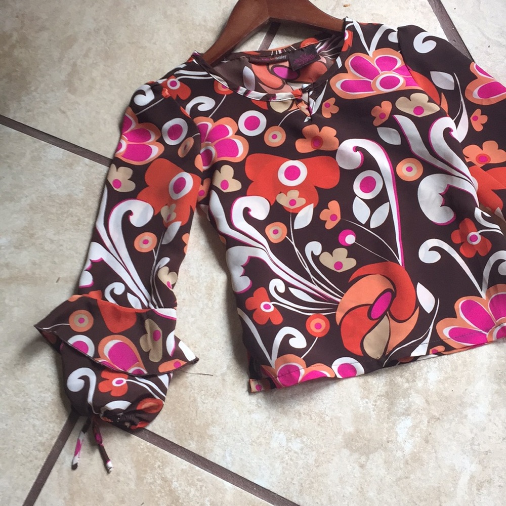 Floral girls top